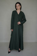 Emerald Moroccan linen