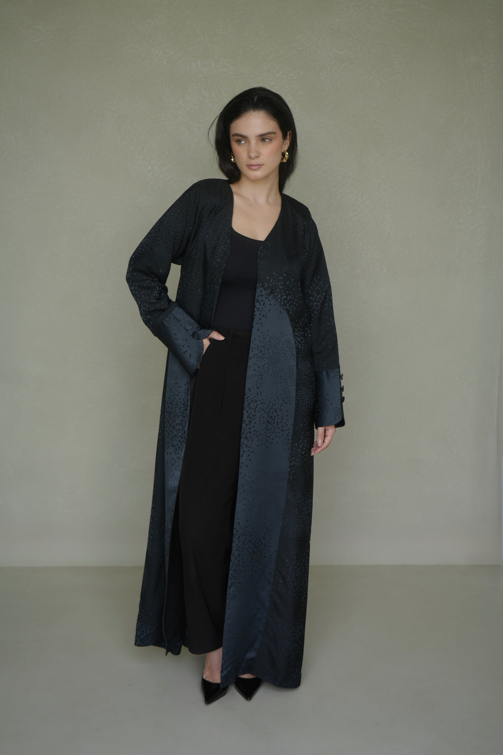 Blueberry crepe silk