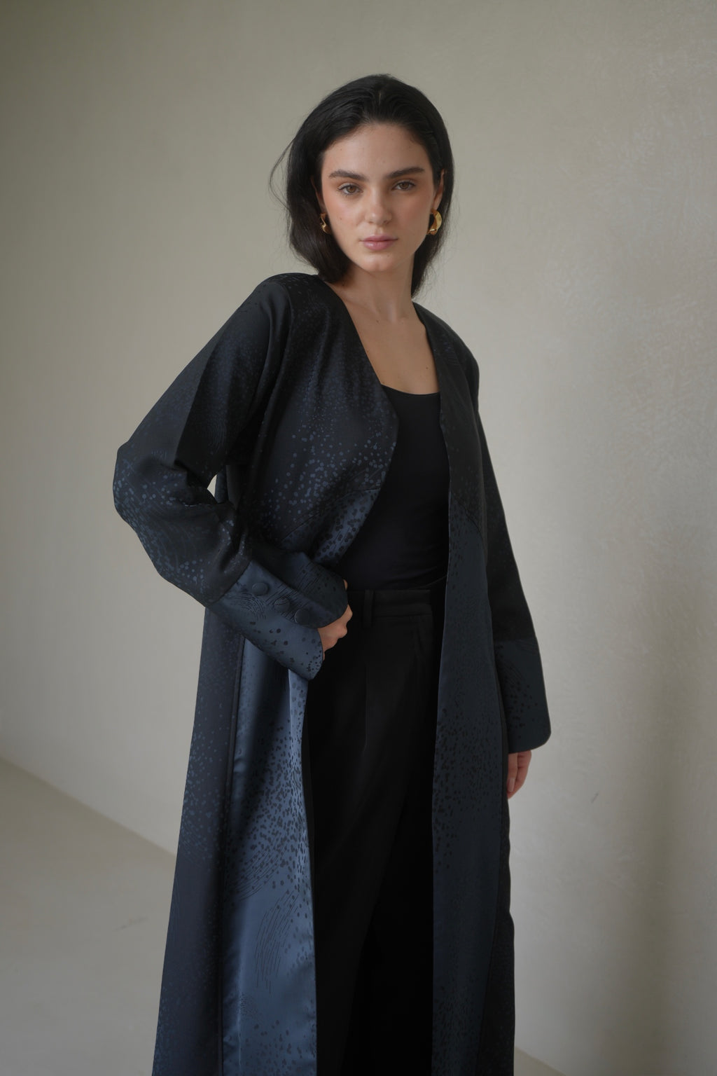 Blueberry crepe silk