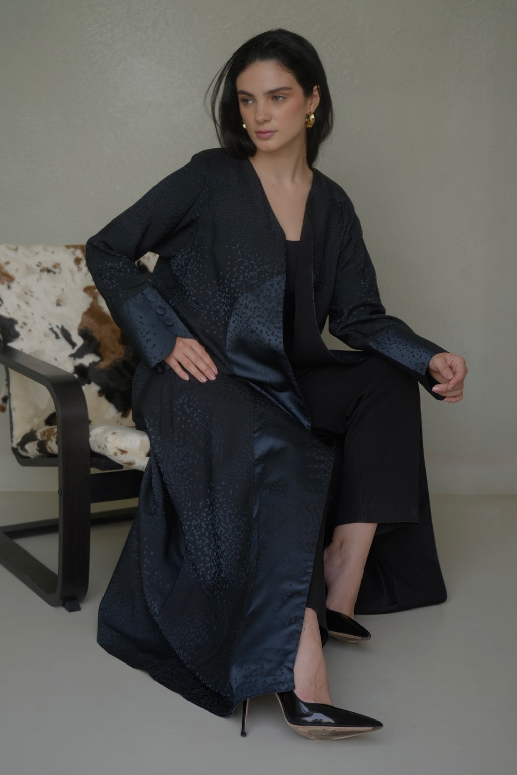 Blueberry crepe silk