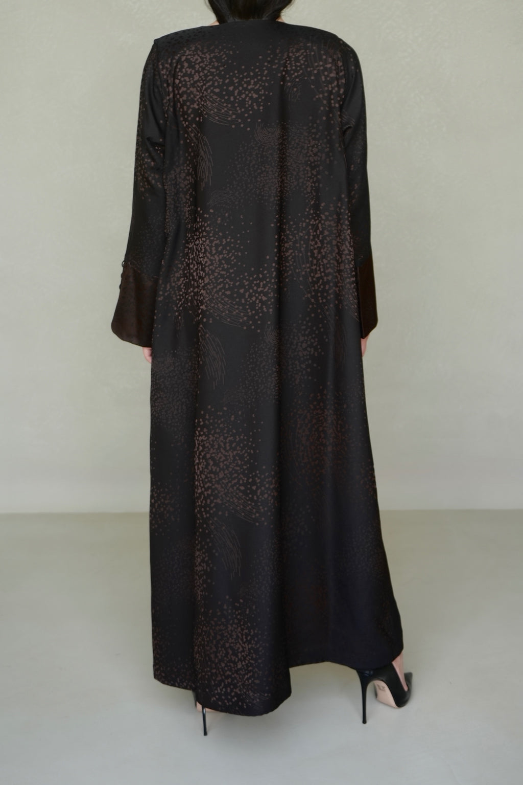 Chocolate crepe silk