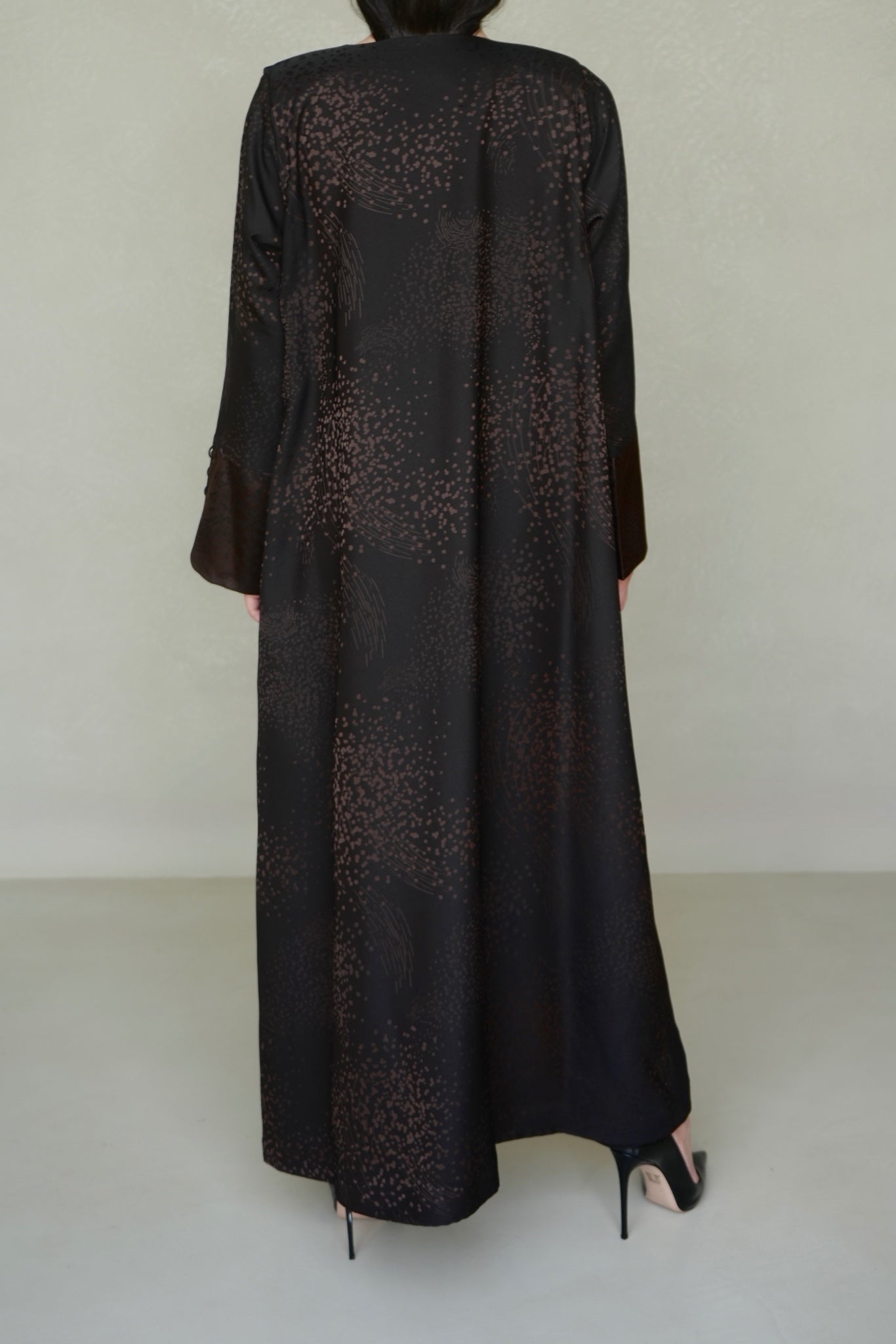 Chocolate crepe silk