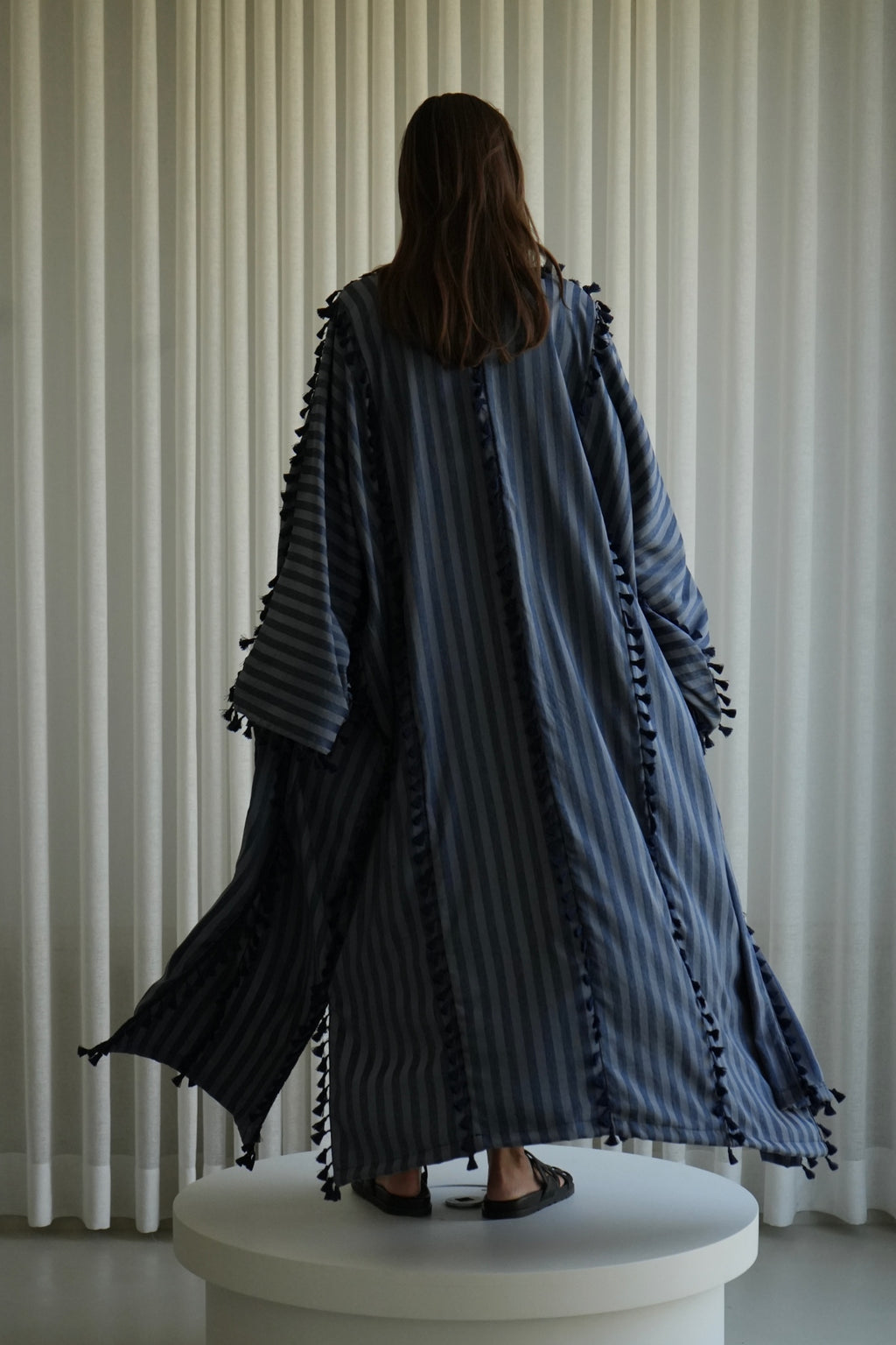 Blue summer fringe
