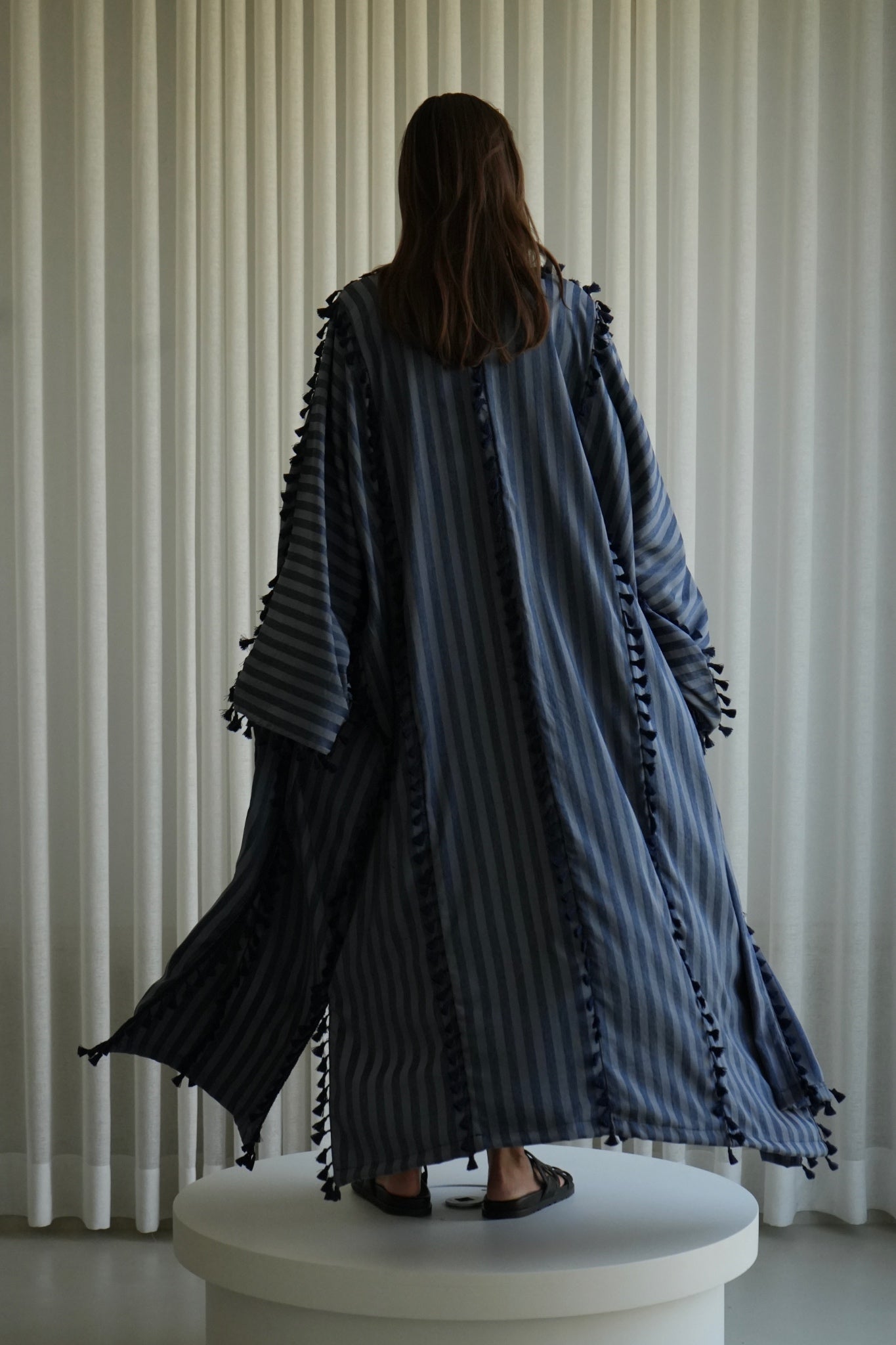 Blue summer fringe